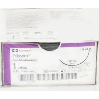 Covidien #CL60M, SUTURE, POLYSORB, 1, 30, VIOLET, GS-26 ATTCH, 12/BX Image Covidien #CL60M, SUTURE, POLYSORB, 1, 30, VIOLET, GS-26 ATTCH, 12/BX Image