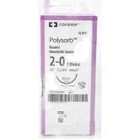 Covidien #CL811, Suture Polysorb Violet GS-21 2-0 30" 36/BX Image Covidien #CL811, Suture Polysorb Violet GS-21 2-0 30" 36/BX Image