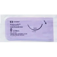 Covidien #CL831, Suture Polysorb Undyed GS-22 0 30" 36/BX Image Covidien #CL831, Suture Polysorb Undyed GS-22 0 30" 36/BX Image