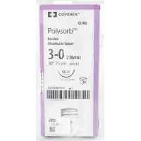 Covidien #CL882, Suture Polysorb Violet GS-22 3/0 30" 36/BX Image Covidien #CL882, Suture Polysorb Violet GS-22 3/0 30" 36/BX Image