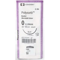 Covidien #CL904, Suture Polysorb Violet GS-25 0 36" 36/BX Image Covidien #CL904, Suture Polysorb Violet GS-25 0 36" 36/BX Image