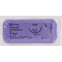 Covidien #CL955, Suture Polysorb UD GS-21 1 36" 36/BX Image Covidien #CL955, Suture Polysorb UD GS-21 1 36" 36/BX Image
