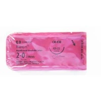 Covidien #CM830, Suture 2-0 Synthetic Polyester GS-22 Biosyn Undyed 30" 36/Bx Image Covidien #CM830, Suture 2-0 Synthetic Polyester GS-22 Biosyn Undyed 30" 36/Bx Image