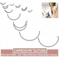 Covidien #GC123, SUTURE, CAPROSYN 2/0 30" UNDYED V-20, 36/BX Image Covidien #GC123, SUTURE, CAPROSYN 2/0 30" UNDYED V-20, 36/BX Image