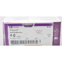 Covidien #GL181, Suture 4-0 Polyester CV-25 Polysorb Violet 30" Braid 36/Bx Image Covidien #GL181, Suture 4-0 Polyester CV-25 Polysorb Violet 30" Braid 36/Bx Image