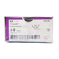Covidien #GL63MG, Suture Polysorb Vio V-20 3-0 18" 12/BX Image Covidien #GL63MG, Suture Polysorb Vio V-20 3-0 18" 12/BX Image