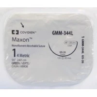 Covidien #GMM344L, Suture 1 Synthetic GS-26 Maxon Green 96" 12/Bx Image Covidien #GMM344L, Suture 1 Synthetic GS-26 Maxon Green 96" 12/Bx Image