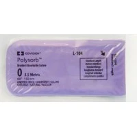 Covidien #L104, Suture Polysorb Ud Std Lgth 0 60" 36/BX Image Covidien #L104, Suture Polysorb Ud Std Lgth 0 60" 36/BX Image