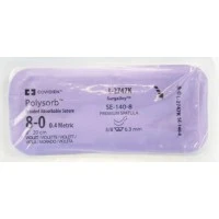 Covidien #L2747K, Suture Polysorb Vio Se-140-8 8-0 18" 12/BX Image Covidien #L2747K, Suture Polysorb Vio Se-140-8 8-0 18" 12/BX Image