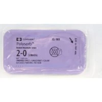 Covidien #LL103, Suture Polysorb Undyed Reel 2-0 60" 24/BX Image Covidien #LL103, Suture Polysorb Undyed Reel 2-0 60" 24/BX Image