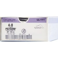 Covidien #LL111, SUTURE, POLYSORB, 4/0, 60"VIOLET, REEL, 150CM, 24/BX Image Covidien #LL111, SUTURE, POLYSORB, 4/0, 60"VIOLET, REEL, 150CM, 24/BX Image
