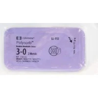 Covidien #LL112, Suture 3-0 Polyester No Needle Polysorb Violet 60" Braid 24/Bx Image Covidien #LL112, Suture 3-0 Polyester No Needle Polysorb Violet 60" Braid 24/Bx Image