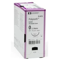 Covidien #LL322, Suture Polysorb Undyed Reel 3-0 98" 24/BX Image Covidien #LL322, Suture Polysorb Undyed Reel 3-0 98" 24/BX Image