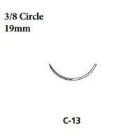 Covidien #SC3634, Suture Caprosyn Und Mono C-13 5-0 18" 36/BX Image Covidien #SC3634, Suture Caprosyn Und Mono C-13 5-0 18" 36/BX Image