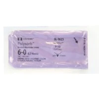Covidien #SL1625, Suture 6-0 Polyester P-10 Polysorb Undyed 18" Braid 36/Bx Image Covidien #SL1625, Suture 6-0 Polyester P-10 Polysorb Undyed 18" Braid 36/Bx Image