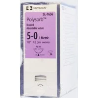 Covidien #SL1656, Suture Polysorb Undyed PC-11 5-0 18" 36/BX Image Covidien #SL1656, Suture Polysorb Undyed PC-11 5-0 18" 36/BX Image