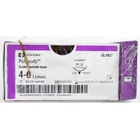 Covidien #SL5627, Suture Polysorb Undyed P-12 4-0 18" 36/BX Image Covidien #SL5627, Suture Polysorb Undyed P-12 4-0 18" 36/BX Image