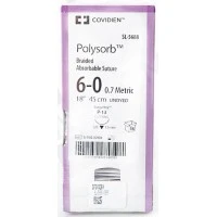 Covidien #SL5688, Suture 6-0 Polyester P-13 Polysorb Undyed 18" Braid 36/Bx Image Covidien #SL5688, Suture 6-0 Polyester P-13 Polysorb Undyed 18" Braid 36/Bx Image