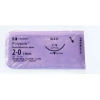 Covidien #SL611, Suture 2-0 Polyester C-16 Polysorb Undyed 30" Braid 36/Bx Image Covidien #SL611, Suture 2-0 Polyester C-16 Polysorb Undyed 30" Braid 36/Bx Image