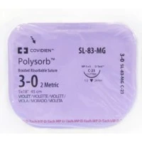 Covidien #SL85MG, SUTURE, POLYSORB 3/0 18" UNDYED C-23 DT, 12/BX Image Covidien #SL85MG, SUTURE, POLYSORB 3/0 18" UNDYED C-23 DT, 12/BX Image