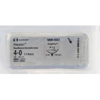 Covidien #SMM5033, Suture Maxon Mono Gr P12 4-0 18" 36/BX Image Covidien #SMM5033, Suture Maxon Mono Gr P12 4-0 18" 36/BX Image