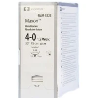Covidien #SMM5323, SUTURE, MAXON CL 4/0 30 P-12, 36/BX Image Covidien #SMM5323, SUTURE, MAXON CL 4/0 30 P-12, 36/BX Image