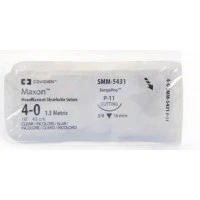 Covidien #SMM5431, Suture 4-0 Synthetic P-11 Maxon Clear 18" 36/Bx Image Covidien #SMM5431, Suture 4-0 Synthetic P-11 Maxon Clear 18" 36/Bx Image