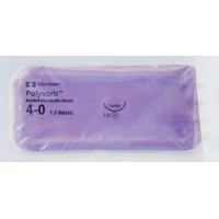 Covidien #UL212, Suture Polysorb Undyed CV-23 4-0 30" 36/BX Image Covidien #UL212, Suture Polysorb Undyed CV-23 4-0 30" 36/BX Image