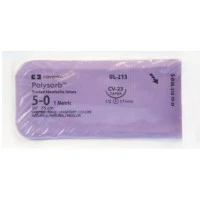 Covidien #UL213, Suture Polysorb Undyed CV-23 5-0 30" 36/BX Image Covidien #UL213, Suture Polysorb Undyed CV-23 5-0 30" 36/BX Image