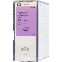 Covidien #UL879, Suture 3-0 Polyester GU-46 PolySorb Violet 30" 36/Bx Image Covidien #UL879, Suture 3-0 Polyester GU-46 PolySorb Violet 30" 36/Bx Image