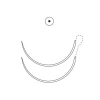Covidien #VCD375, SUTURE, PLEDGET, TICRON, BL / WH, 30", CV-316, 6/BX Image Covidien #VCD375, SUTURE, PLEDGET, TICRON, BL / WH, 30", CV-316, 6/BX Image