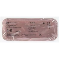 Covidien #XC823, SUTURE, CAPROSYN, 4/0 18" UNDYED DX-19, 12/BX Image Covidien #XC823, SUTURE, CAPROSYN, 4/0 18" UNDYED DX-19, 12/BX Image