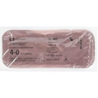 Covidien #XC845, SUTURE, CAPROSYN, 4/0, 18", UNDYED, DX-16, 12/BX Image Covidien #XC845, SUTURE, CAPROSYN, 4/0, 18", UNDYED, DX-16, 12/BX Image