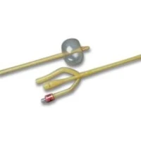 C.R. Bard #0134L24, Lubricath Specialty Foley Catheter, 2-Way, Medium Round Tip, Two Staggered Drainage Eyes, 30 cc Balloon, 24 Fr, 12/CS Image