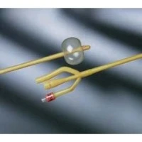 C.R. Bard #0167L22, Bardex Lubricath Latex Foley Catheter, 30cc Balloon 3-way Continuous Irrigation Lubricious Coated, 22Fr, 12/CS Image