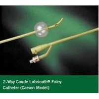 C.R. Bard #0168L 14, Catheter Foley Lubricath Carson 14fr 5cc Coude Silic 2-Way Ltx Ea, 12 EA/CA Image