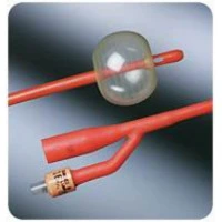 C.R. Bard #0196L22, Foley Red-Latex Catheter with Council Tip, 5 mL, 22 Fr, 12/CS Image