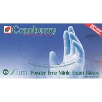 Cranberry USA #3127, Glove Exam PF Nitrile Medium Blue Cranberry Xlim 100/Bx, 10 BX/CA Image Cranberry USA #3127, Glove Exam PF Nitrile Medium Blue Cranberry Xlim 100/Bx, 10 BX/CA Image