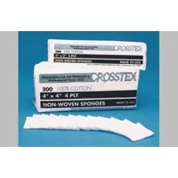 Crosstex International #ENC4NW, Sponge Gauze Premium LF NS Rayon/ Poly 4x4" 4 Ply Nwvn 200/Pk, 10 PK/CA Image Crosstex International #ENC4NW, Sponge Gauze Premium LF NS Rayon/ Poly 4x4" 4 Ply Nwvn 200/Pk, 10 PK/CA Image