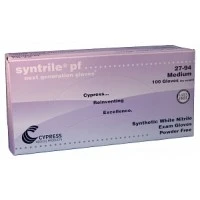 Cypress Medical #27-94, GLOVE SYNTRILE PFNITRILE WHI MED, 1000 EA/CS Image