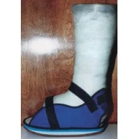 Darco International #CB03, Cast Boot Canvas Open Toe Navy Large Ea Image Darco International #CB03, Cast Boot Canvas Open Toe Navy Large Ea Image