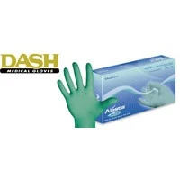 Dash Medical Gloves #AA100M, Glove Exam PF Nitrile Medium Alasta Aloe 100/Bx, 10 BX/CA Image