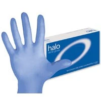 Dash Medical Gloves #HAL100L, Glove Exam PF Nitrile LF Large Halo 100/Bx, 10 BX/CA Image
