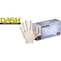 Dash Medical Gloves #TPF100XS, Glove Exam PF Latex X-Small Micropro 100/Bx, 10 BX/CA Image