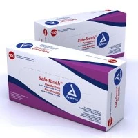 Dynarex #2336, Glove Exam PF Latex Small Safe-Touch 100/Bx, 10 BX/CA Image