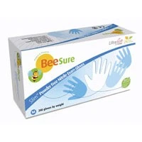 EcoBee #BE1125, Glove Exam PF Nitrile X-Small BeeSure Slim 200/Bx, 10 BX/CA Image