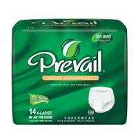 First Quality Products #PV-514, Underwear Inc Prevail Adult Unisex XL 58-68" Extra White 4x14/Ca Image First Quality Products #PV-514, Underwear Inc Prevail Adult Unisex XL 58-68" Extra White 4x14/Ca Image