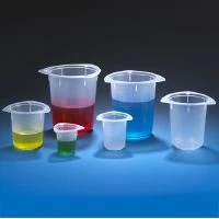 Globe Scientific #3643, Beaker Plastic Tri-Corner PP 400mL 100/CS Image Globe Scientific #3643, Beaker Plastic Tri-Corner PP 400mL 100/CS Image