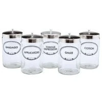 Graham-Field #3454A A, Applicator Jar w/Cover Ea Image Graham-Field #3454A A, Applicator Jar w/Cover Ea Image