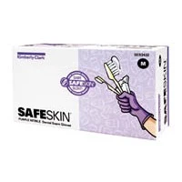 Halyard Health #53430, Glove Exam PF Nitrile LF X-Small Purple Safeskin 100/Bx, 10 BX/CA Image